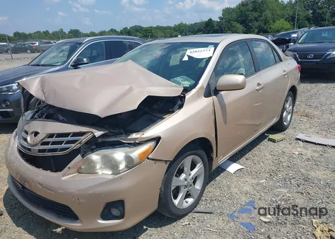 2013 Toyota Corolla S/Le z USA, uszkodzony, nr VIN 5YFBU4EE6DP108661